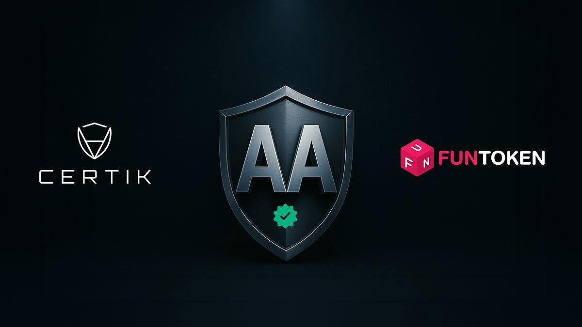 CertiK将FUNToken的智能合约强度升级验证至“AA”级别