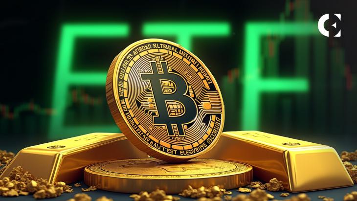比特币ETF规模接近500亿美元，2025年机构需求激增，将吸收70%的黄金资金流入