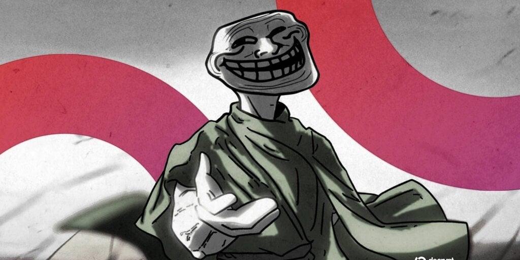 Trollface 创作者抨击加密货币对艺术的影响，拒绝对 2 亿美元的 Meme 币采取法律行动